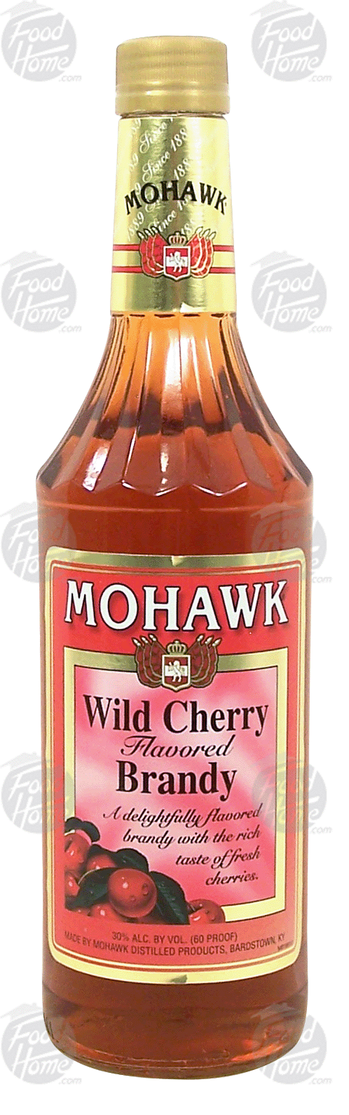 Mohawk  wild cherry flavored brandy, 30% alc. by vol. Full-Size Picture